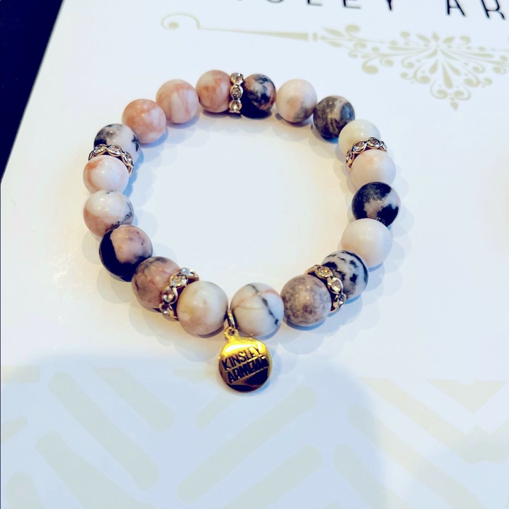 Kinsley Armelle agate stone bracelet